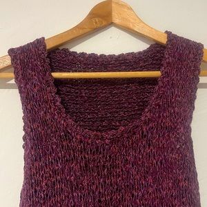90’s Maroon woven top